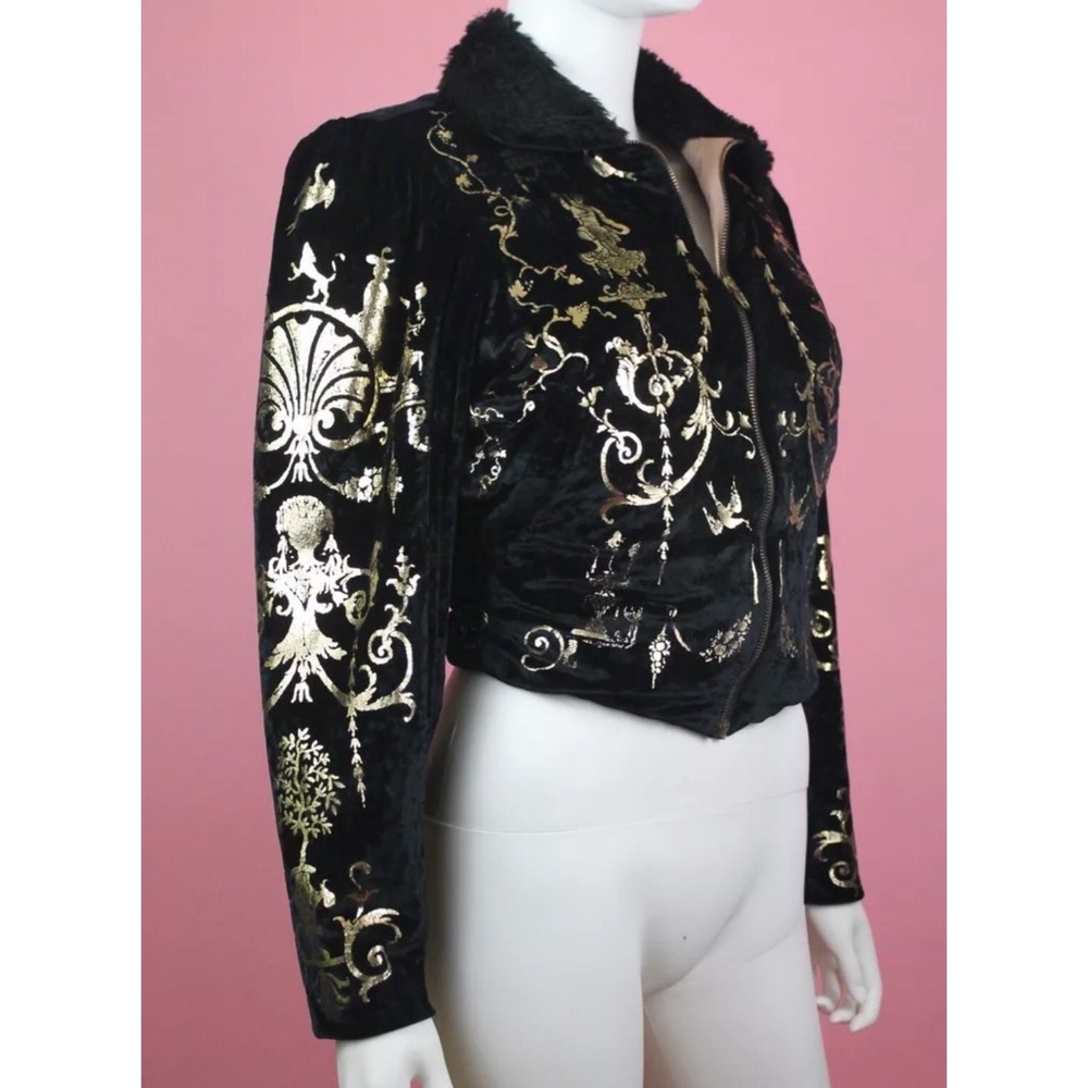 SOLD Vivienne Westwood Black Portrait Bomber 1990 - Picture 2 of 6